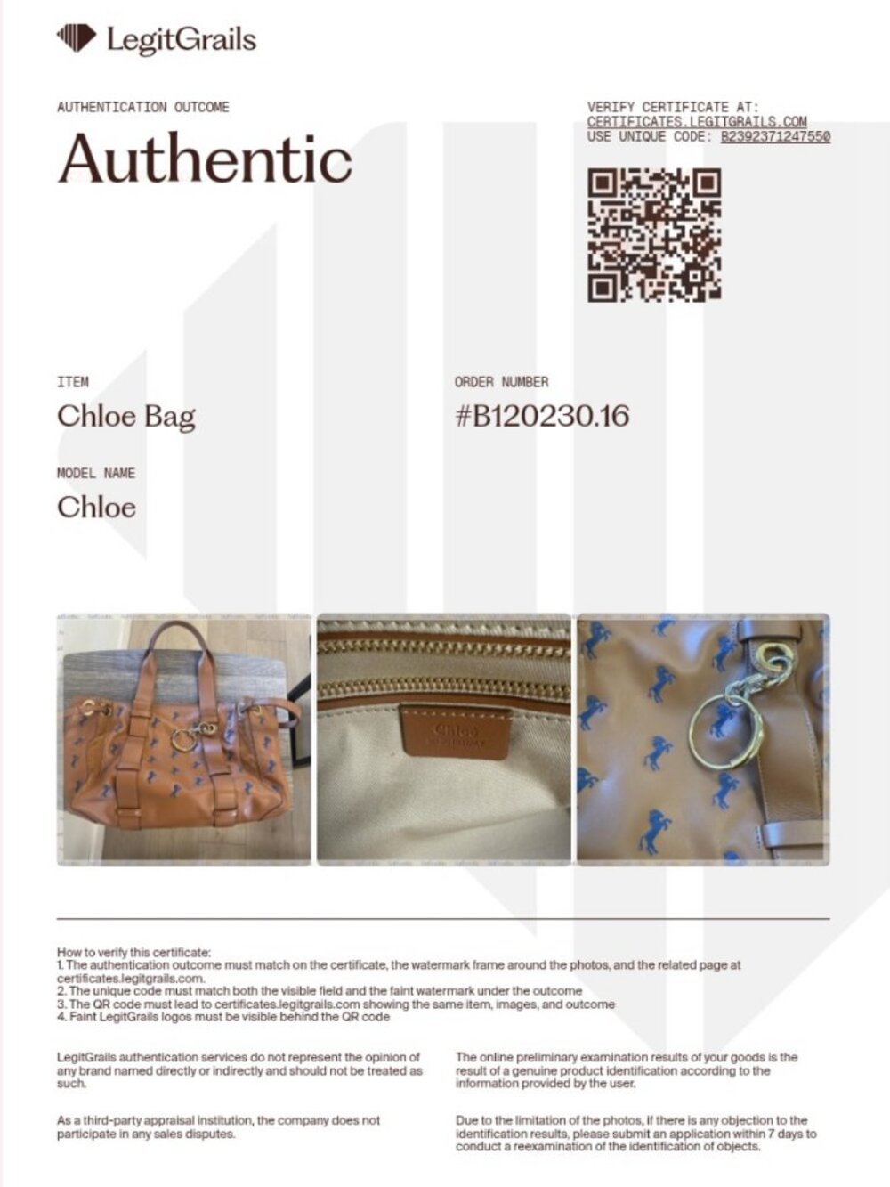 Chloe Tao Tote Bag - Picture 10 of 10